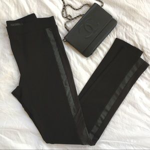 SANCTUARY HIGH RISE LEGGINGS WITH LEATHER SIDES